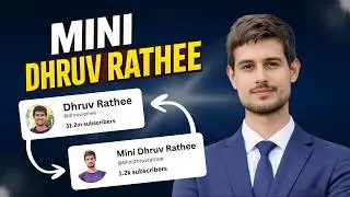 I Tried Becoming “Mini Dhruv Rathee” on YouTube — Real Outcome