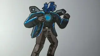 How To Draw Titan Camera Man Easy Cách vẽ quỷ camera