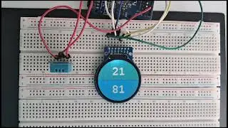 GC9A01 Display - Simple Weather Station