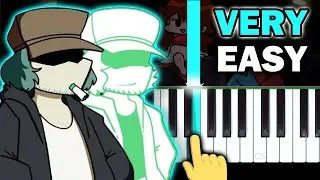 Headache - Friday Night Funkin' vs. Garcello - VERY EASY Piano tutorial