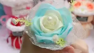 DIY Satin Ribbon Rose flowers | How to make satin ribbon | Ribbon Hack