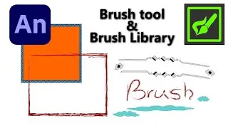How to use Paint Brush and Paint Library in Adobe Animate