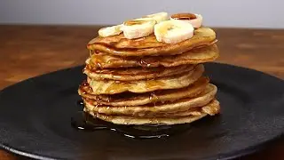 Fluffy Banana pancakes | Easy and quick recipe