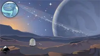Space landscape. Speed art in Inkscape.