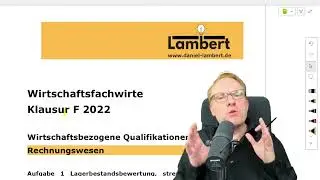 Wirtschaftsfachwirt - Klausurbesprechung F 2022 - Rechnungswesen - Ausweis in der Bilanz