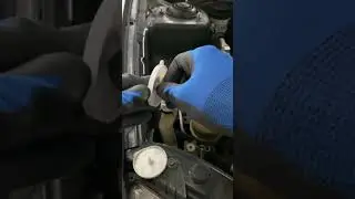 Replace windscreen washer cap followed by adjusting windscreen sprayer nozzle with push pin