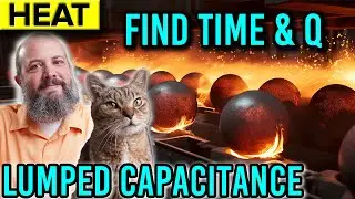 Lumped Capacitance Method Example Problem - Unsteady State Conduction