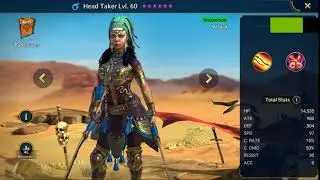 Raid Shadow Legends Hero Showcase Head Taker  lv 60