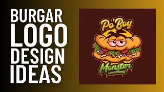 Burger 🍔 Logo Design | #graphicdesignsoftware | #adobesoftware | #howtocreatelogoinillustrator