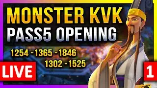 Monster KVK Pass5 Opening: #C11813 🔥🔥🔥 LIVE! 🔴 #1254 #1365 #1846 #1302 #1525 # 1945