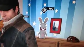 Watch Dogs - Funny Raving Rabbid Toy Robot