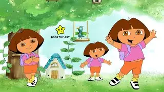 How to Draw Dora the explorer Easy step by step | Dora drawing with color | Dora Easy Line Drawing