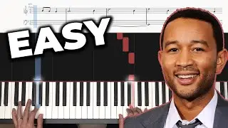 All Of Me - John Legend (EASY PIANO TUTORIAL)
