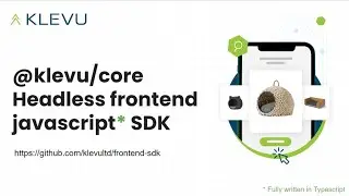 @Klevu/core Headless SDK Introduction