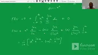 How to Find the Fourier transforms of given function