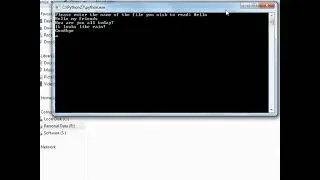 Reading from a Text File with Python