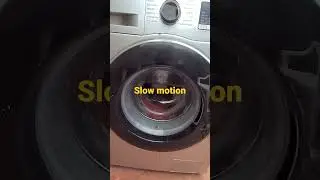 Spin cycle super slow motion 