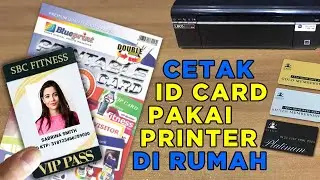 Cara Cetak ID Card, Kartu Member, Dll Dgn Printer di Rumah pake Printable Card Blueprint | BPVID