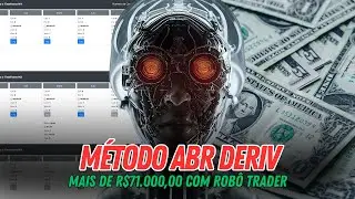 QUANDO ATINJO R$100K? MÉTODO ABR DERIV CHEGANDO AOS R$71.611,62 NA BANCA DE RENDIMENTOS!