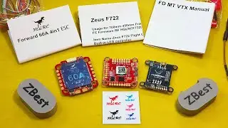 ✅ Современный Стек для FPV Квадрокоптера HGLRC Zeus F760-VTX + LED, M80 GPS ! 🔥