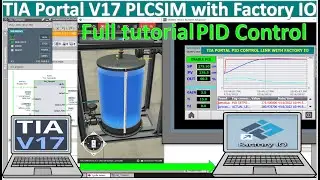 PID control PLC S7-1500 Simulation with Factory IO