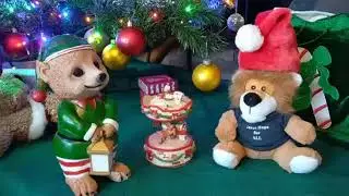 Christmas Carol Singing Toy Merry Go Round (Santa Claus is coming to Town) with Lorenzo the Lion