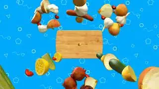 Food Animation - Green Screen -|| Green screen cooking template transition background copyright free