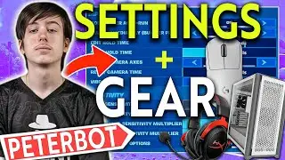 Peterbot's NEW Fortnite Settings, his Gear & Setup Won him FNCS Grand Finals