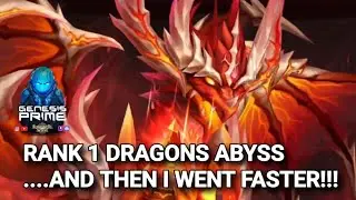 RANK 1 DRAGONS ABYSS HARD...And then I went EVEN FASTER!!! #summonerswar