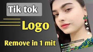 How to remove tiktok watermark, Remove tiktok logo. #ytshorts #tiktokwatermark