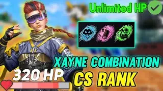 Unlimited HP (XAYNE) Character Combination For CS Rank | FreeFireMax |