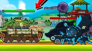 TANK TITAN VS ALL BOSSES in EPIC JOURNEY - Hills of Steel. Games Tanks