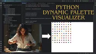 Turning Images Into Dot Paintings Using Python | Dynamic Palette Visualizer