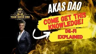 AKAS DAO - GET EDUCATED! WHAT IS REAL DE-FI? DON'T BE TRICKED!