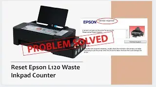 How to reset EPSON L120 printer