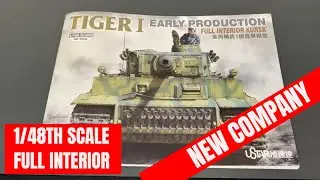 Model Kit Preview 1/48 Full Interior Tiger I ,( New Company USTAR Models )