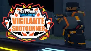 New Vigilante Shotgunner Skin Showcase | Tower Defense Simulator TDS