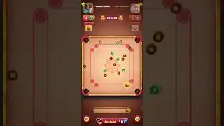 Carrom Friends. 500000 game won superbly
