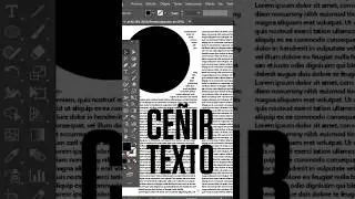 ceñir texto en #adobeillustrator #tutorialadobeillustrator