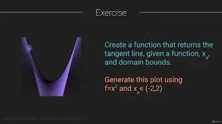 Graphing tangent lines (exercise) - Master Math by Coding in Python