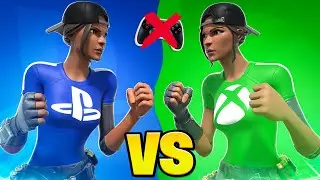 I Hosted a PS4 vs XBOX 1v1 Tournament in Fortnite BUT Made Them Turn AIM ASSIST OFF...