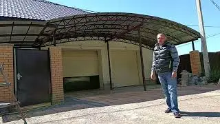 навес шириной 11 метров