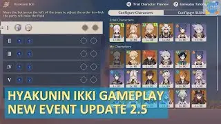 Hyakunin Ikki Gameplay | New Event Update 2.5 - Genshin Impact