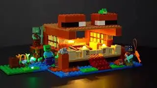 BrickBling Light Kit for LEGO Minecraft The Frog House 21256