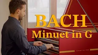 BACH Harpsichord - Minuet in G
