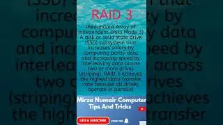 RAID 3 Computer Tips & Tricks