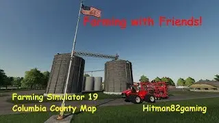 Big Tractor and Cultivator! Farming Simulator 19 CoOp Columbia County S1E2