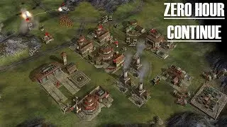 Zero Hour Continue Mod - China Infantry General VS Hard AI / Chinese Man Spam