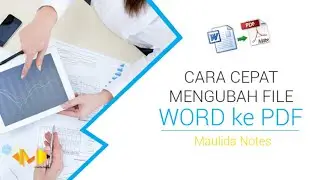 CARA UBAH WORD KE PDF