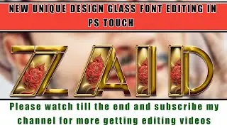 new glass font editing  glass font editing ps cc mobile new glass font editing 2022 fardeen designer